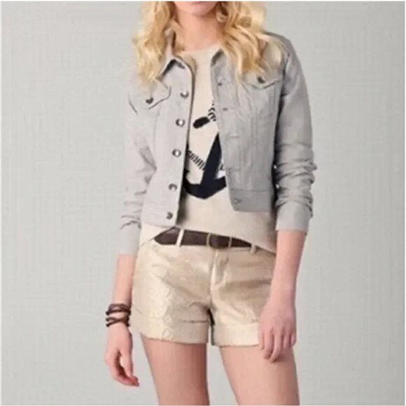 NWT CLUB MONACO MARIANNA low rise city shorts in champagne gold color sz 8 - Picture 1 of 7